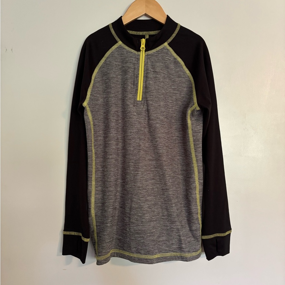 Hanna Andersson Active Colorblock 1/4 Zip Top